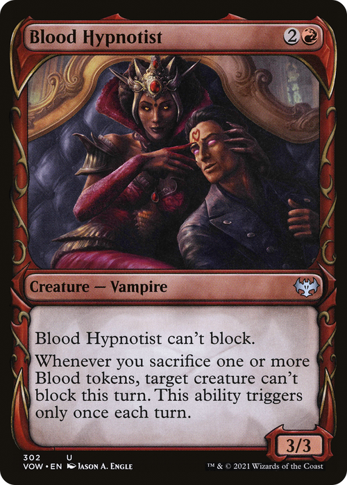 Blood Hypnotist (Showcase) (VOW-302) - Innistrad: Crimson Vow: (Showcase) Foil