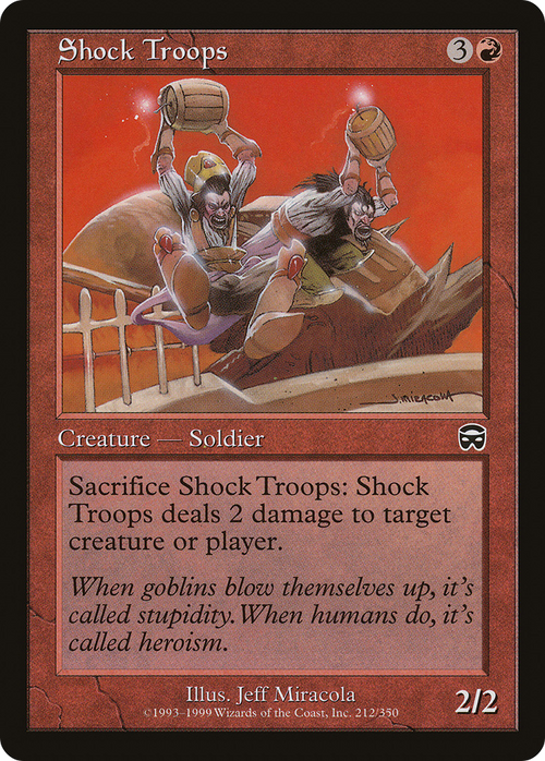 Shock Troops (MMQ-212) - Mercadian Masques