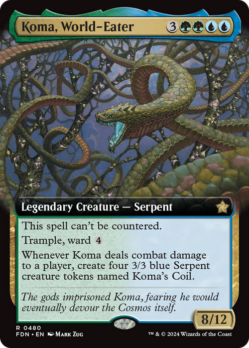 Koma, World-Eater (Extended Art) (FDN-480) - Foundations: (Extended Art)