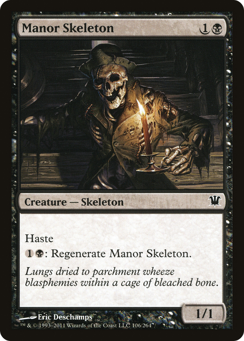 Manor Skeleton (ISD-106) - Innistrad Foil