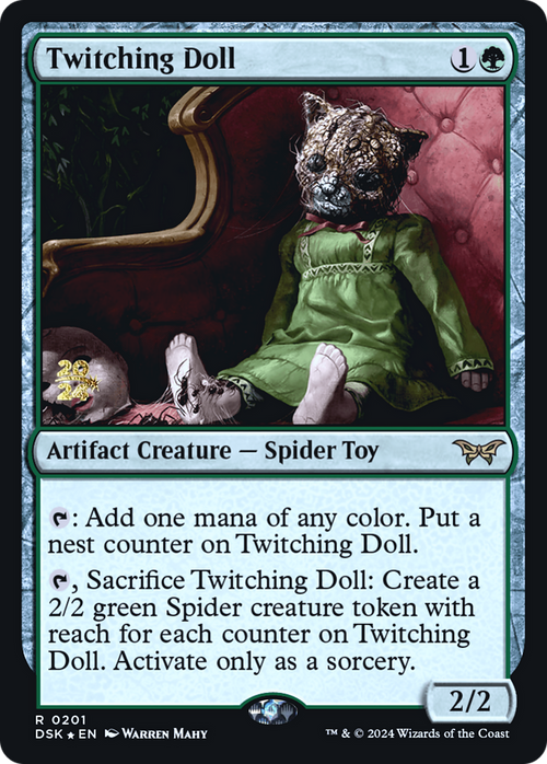 Twitching Doll (PRE-201) - Duskmourn: House of Horror Promos Foil