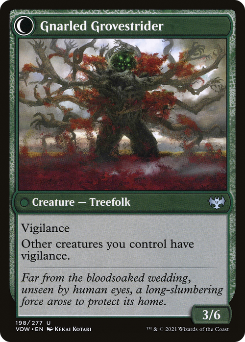 Dormant Grove (VOW-198) - Innistrad: Crimson Vow: (Double Faced Transform)