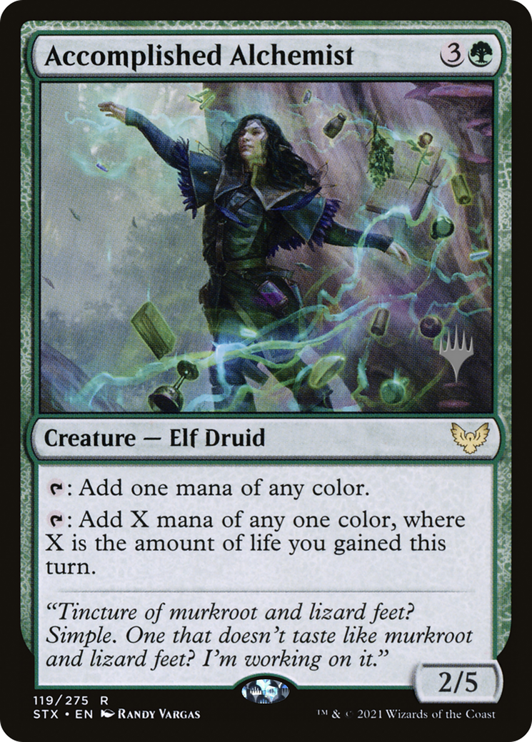 Accomplished Alchemist (PPSTX-119P) - Strixhaven: School of Mages Promos Foil