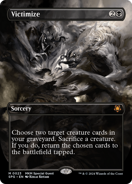 Victimize (Borderless) (SPG-023) - Special Guests Foil