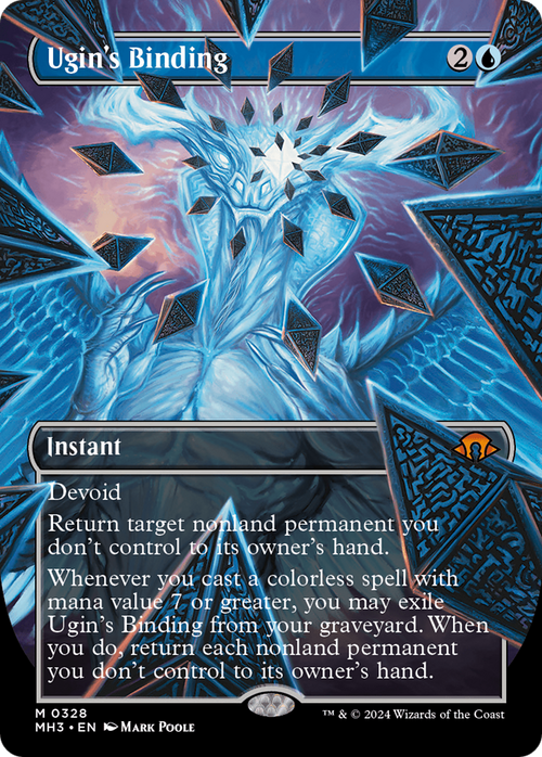 Ugin's Binding (Borderless) (MH3-328) - Modern Horizons 3