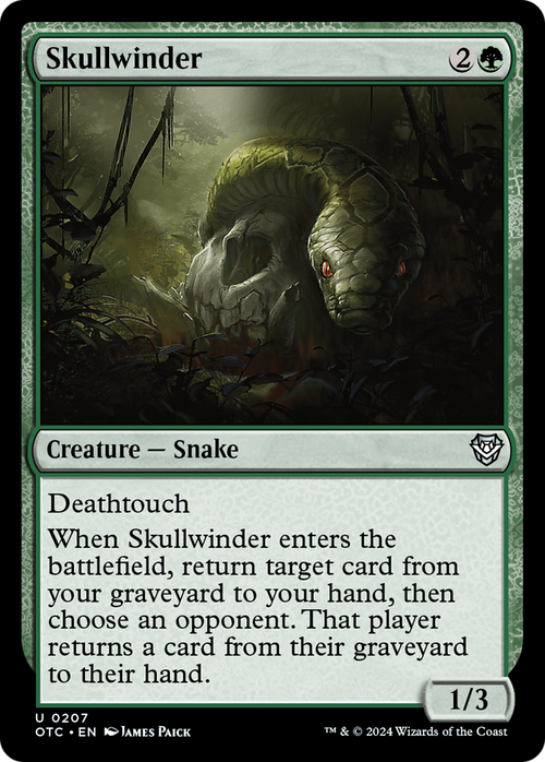 Skullwinder (OTC-207) - Outlaws of Thunder Junction Commander