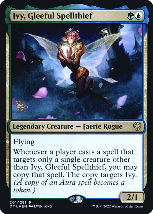 Ivy, Gleeful Spellthief (PRE-201) - Dominaria United Promos Foil