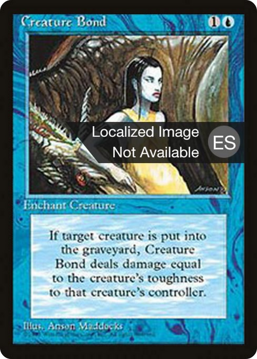 Creature Bond (4BB-) - Fourth Edition Foreign Black Border