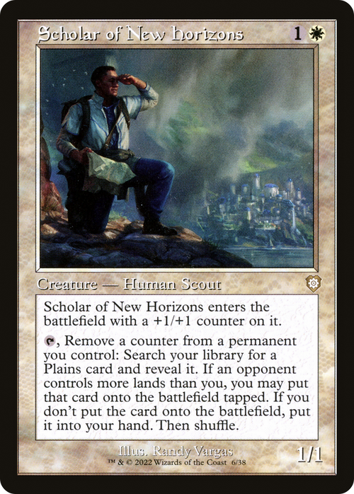 Scholar of New Horizons (Retro Frame) (BRC-006) - The Brothers' War Commander