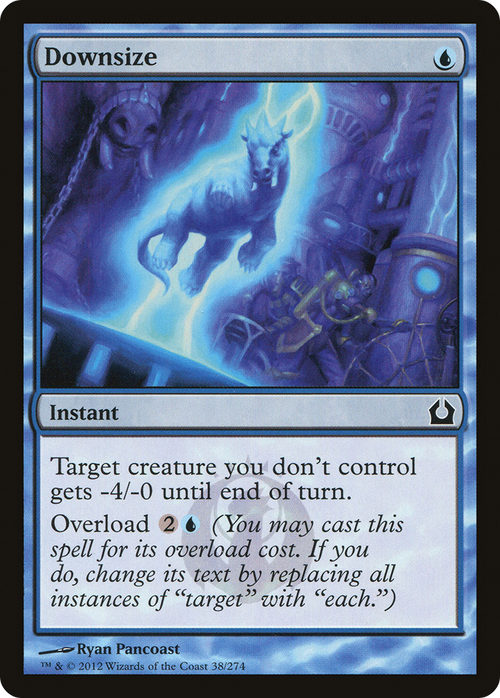 Downsize (RTR-038) - Return to Ravnica Foil