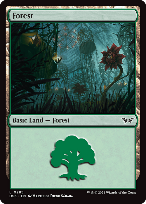 Forest (0285) (DSK-285) - Duskmourn: House of Horror Foil