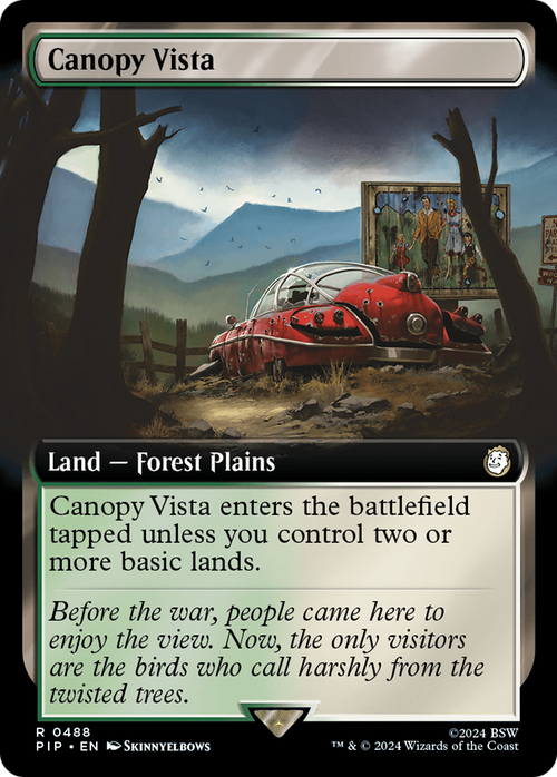 Canopy Vista (Extended Art) (PIP-488) - Fallout: (Extended Art) Foil