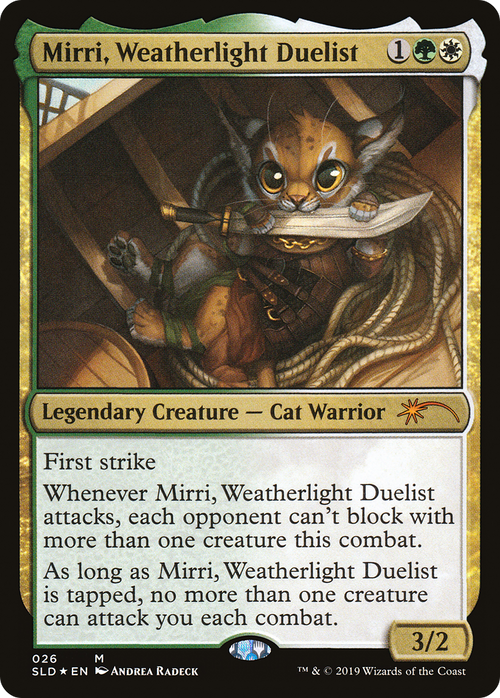 Mirri, Weatherlight Duelist (SLD-026) - Secret Lair Drop Foil