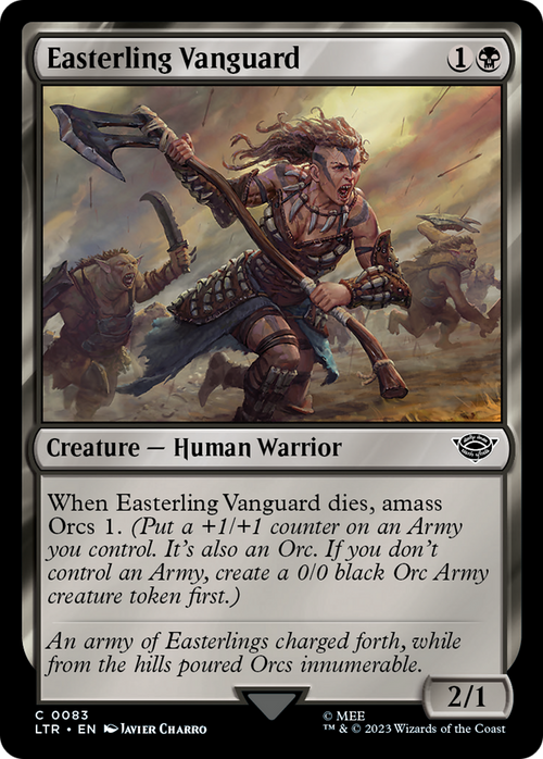 Easterling Vanguard (LTR-083) - The Lord of the Rings: Tales of Middle-earth Foil