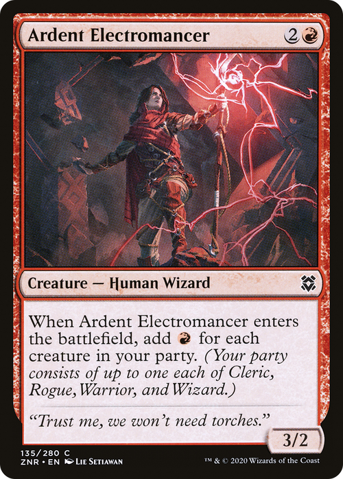Ardent Electromancer (ZNR-135) - Zendikar Rising
