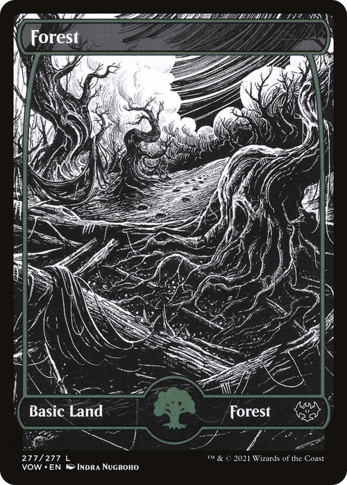 Forest (277) (VOW-277) - Innistrad: Crimson Vow: (Showcase)