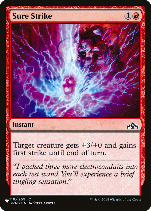 Sure Strike (LIST-GRN-118) - The List