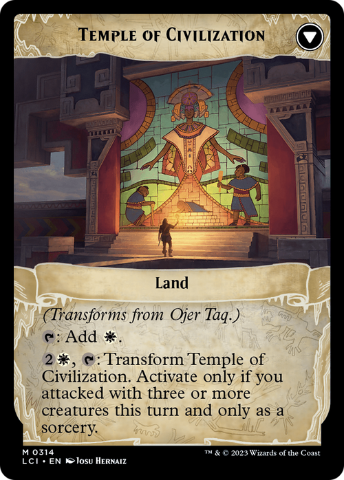 Ojer Taq, Deepest Foundation (Showcase) (LCI-314) - The Lost Caverns of Ixalan: (Showcase)