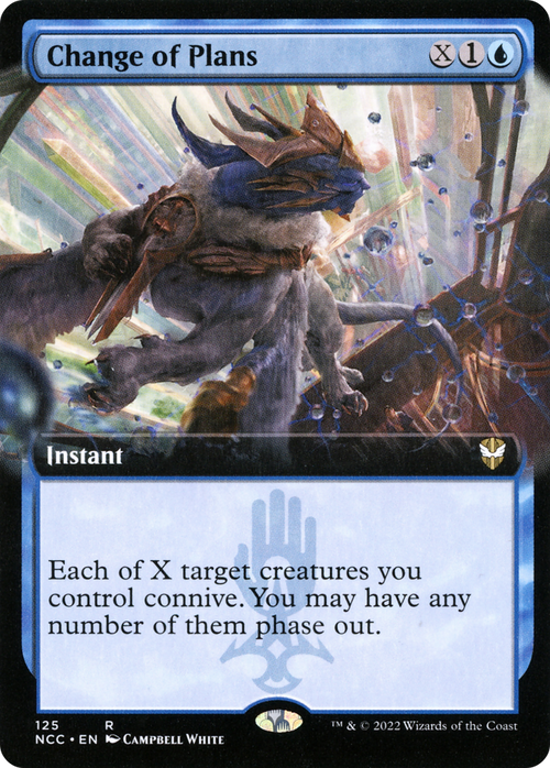 Change of Plans (Extended Art) (NCC-125) - New Capenna Commander: (Extended Art)