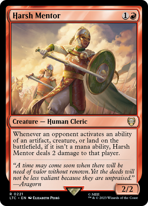 Harsh Mentor (LTC-221) - Tales of Middle-earth Commander