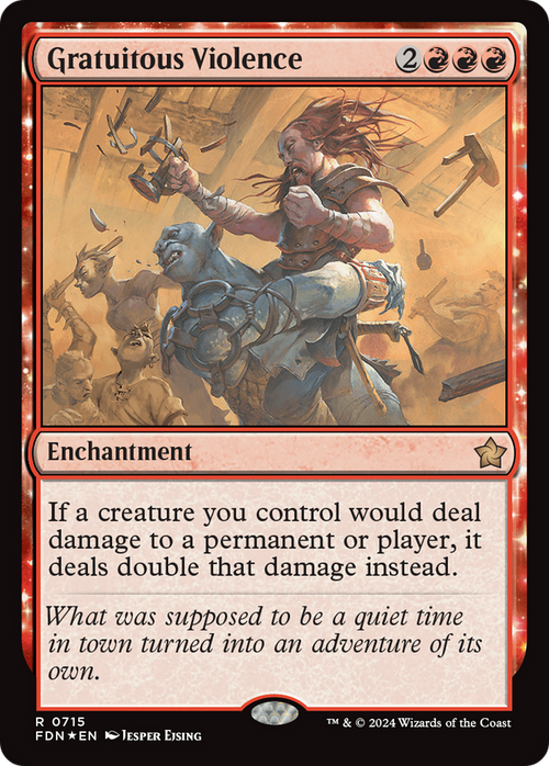 Gratuitous Violence (FDN-715) - Foundations: (enchantment) Foil
