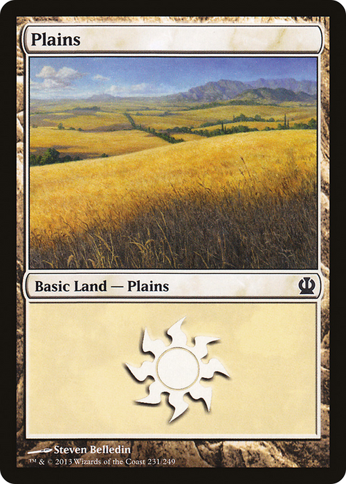 Plains (231) (THS-231) - Theros