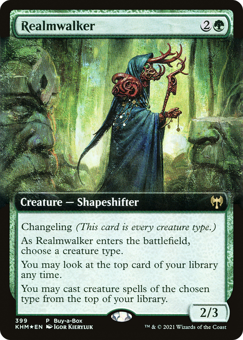 Realmwalker (BABP-399) - Kaldheim: (Extended Art) Foil