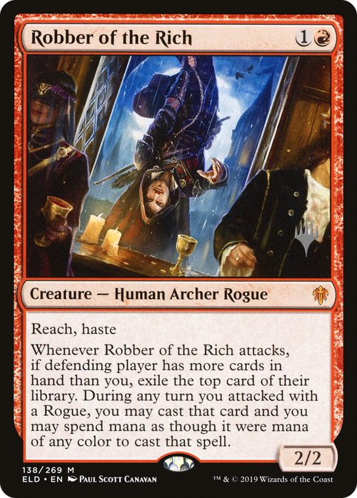 Robber of the Rich (PPELD-138) - Throne of Eldraine Promos Foil