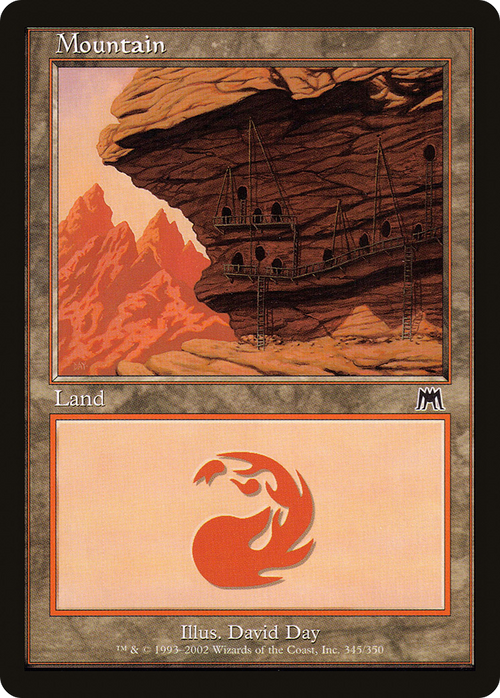 Mountain (345) (ONS-345) - Onslaught Foil
