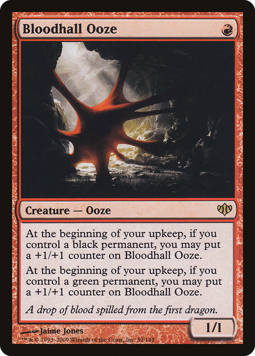 Bloodhall Ooze (CON-050) - Conflux Foil