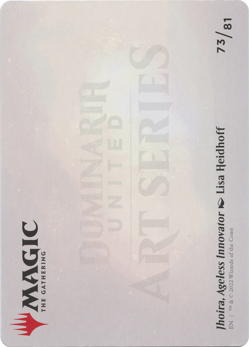 Jhoira, Ageless Innovator // Jhoira, Ageless Innovator (ADMU-073) - Dominaria United Art Series (Borderless)