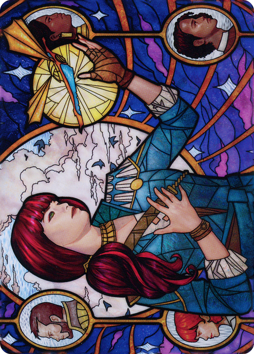 Jhoira, Ageless Innovator // Jhoira, Ageless Innovator (ADMU-073) - Dominaria United Art Series (Borderless)