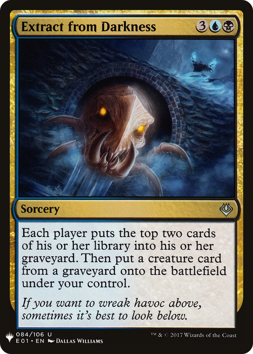 Extract from Darkness (LIST-084) - The List
