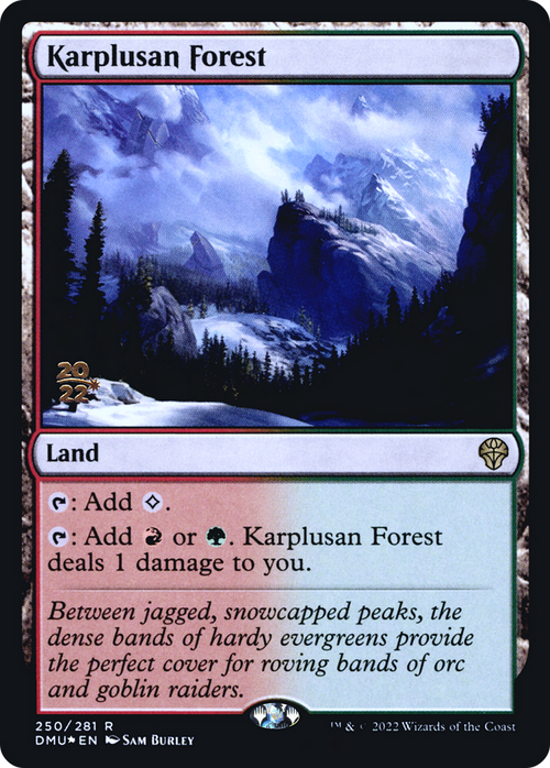 Karplusan Forest (PRE-250) - Dominaria United Promos Foil