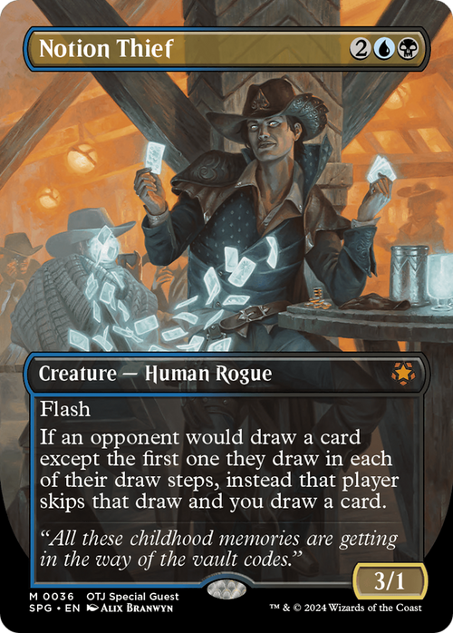 Notion Thief (Borderless) (SPG-036) - Special Guests Foil