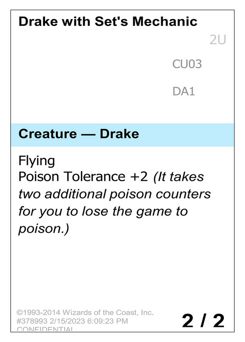 Drake with Set's Mechanic (UNK-) - Unknown Event