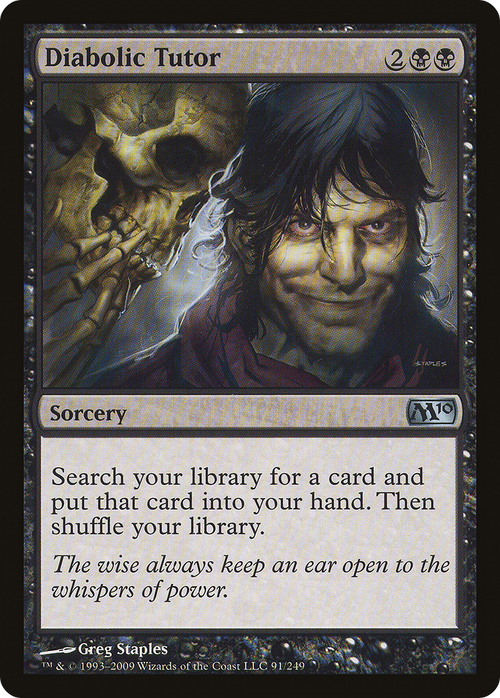 Diabolic Tutor (M10-091) - Magic 2010