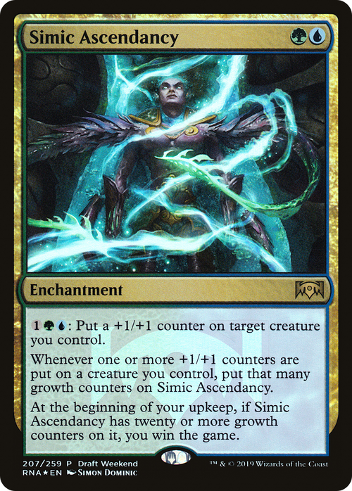 Simic Ascendancy (Draft Weekend) (LARP-207) - Ravnica Allegiance Promos Foil