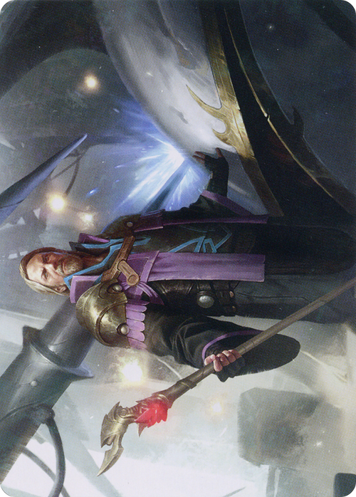 Urza, Prince of Kroog // Urza, Prince of Kroog (ABRO-043) - The Brothers' War Art Series (Borderless) Foil