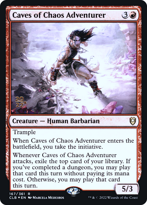 Caves of Chaos Adventurer (PRE-167) - Battle for Baldur's Gate Promos Foil