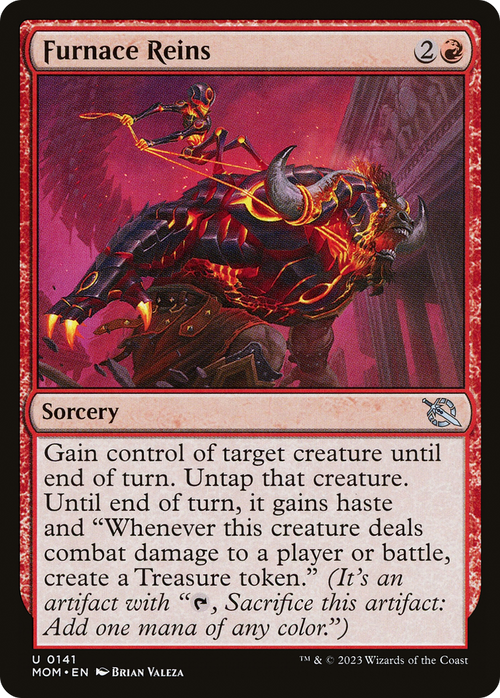 Furnace Reins (MOM-141) - March of the Machine Foil