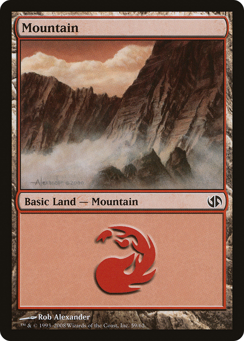 Mountain (59) (DD2-059) - Duel Decks: Jace vs. Chandra