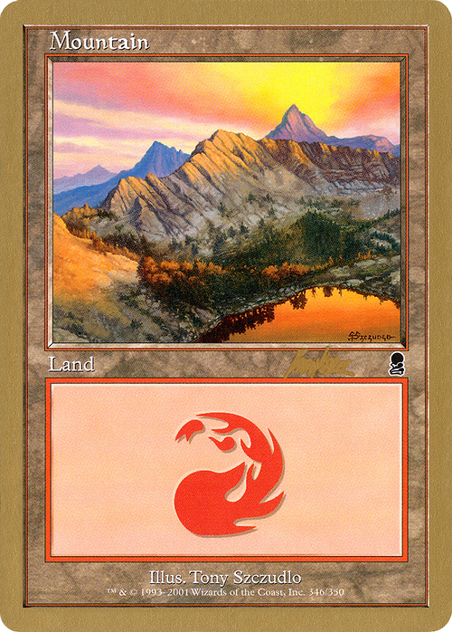 Mountain (346) - 2002 Brian Kibler (ODY) (WCD-) - World Championship Decks 2002