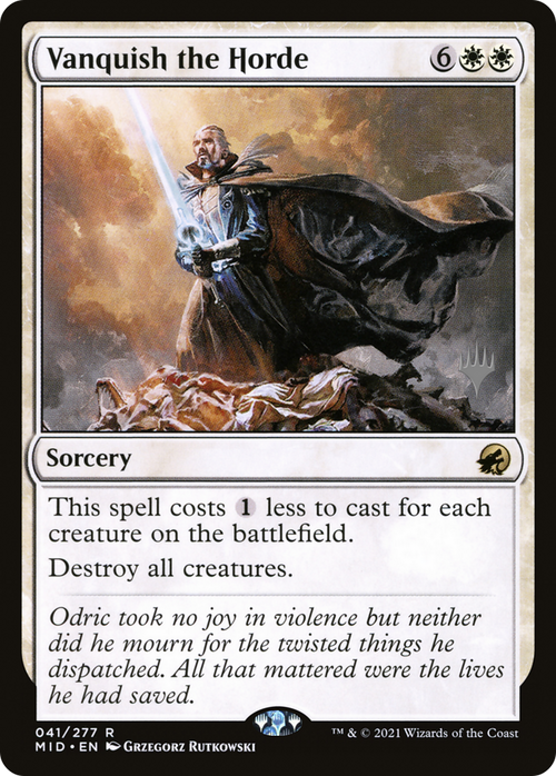 Vanquish the Horde (PPMID-41P) - Innistrad: Midnight Hunt Promos Foil