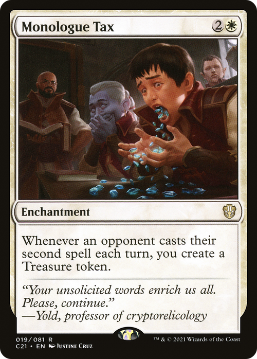 Monologue Tax (C21-019) - Commander 2021