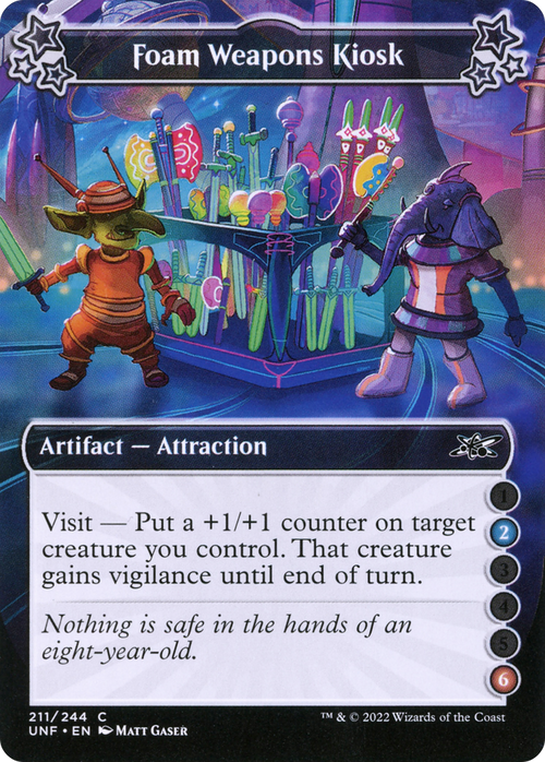Foam Weapons Kiosk (2-6) (UNF-211) - Unfinity Foil