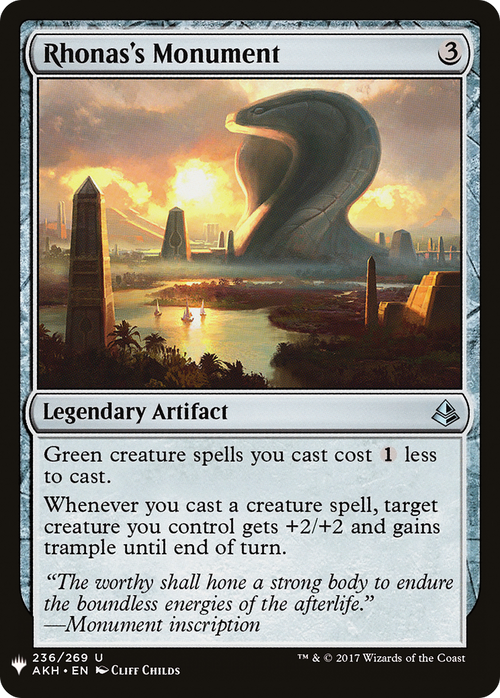 Rhonas's Monument (LIST-236) - The List