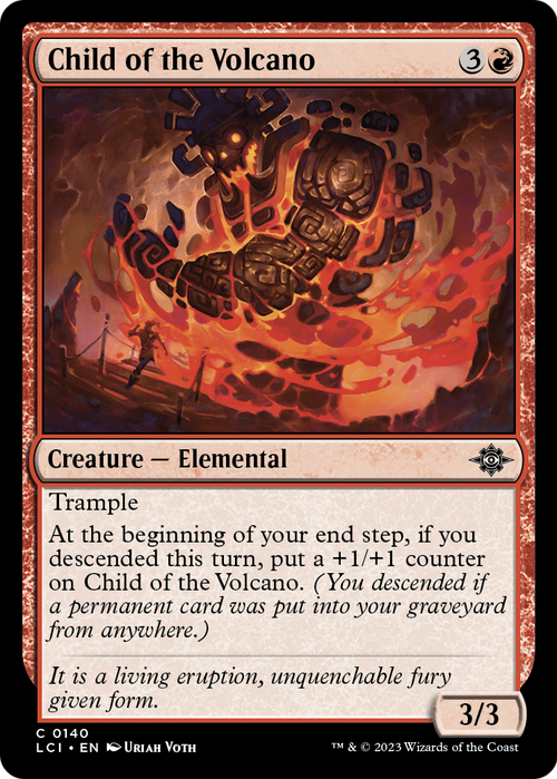 Child of the Volcano (LCI-140) - The Lost Caverns of Ixalan Foil