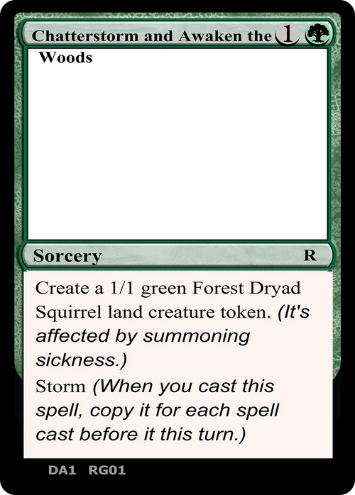Chatterstorm and Awaken the Woods (UNK-) - Unknown Event