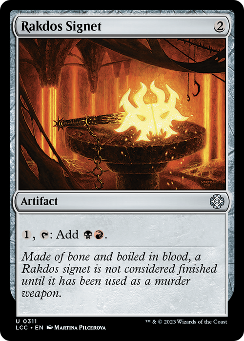 Rakdos Signet (LCC-311) - The Lost Caverns of Ixalan Commander